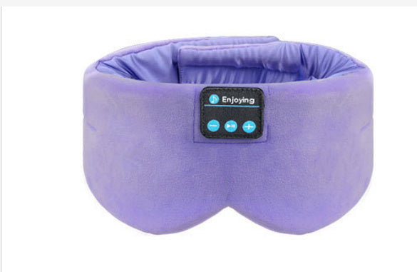 Soft Silk Sleep Mask with Bluetooth Music