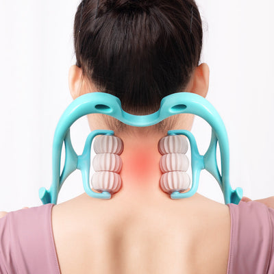 6-Wheel Neck Massage Roller – Pain Relief Tool