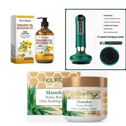 Smart Electric Scraping Massager – Heating & Suction Therapy