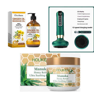 Smart Electric Scraping Massager – Heating & Suction Therapy