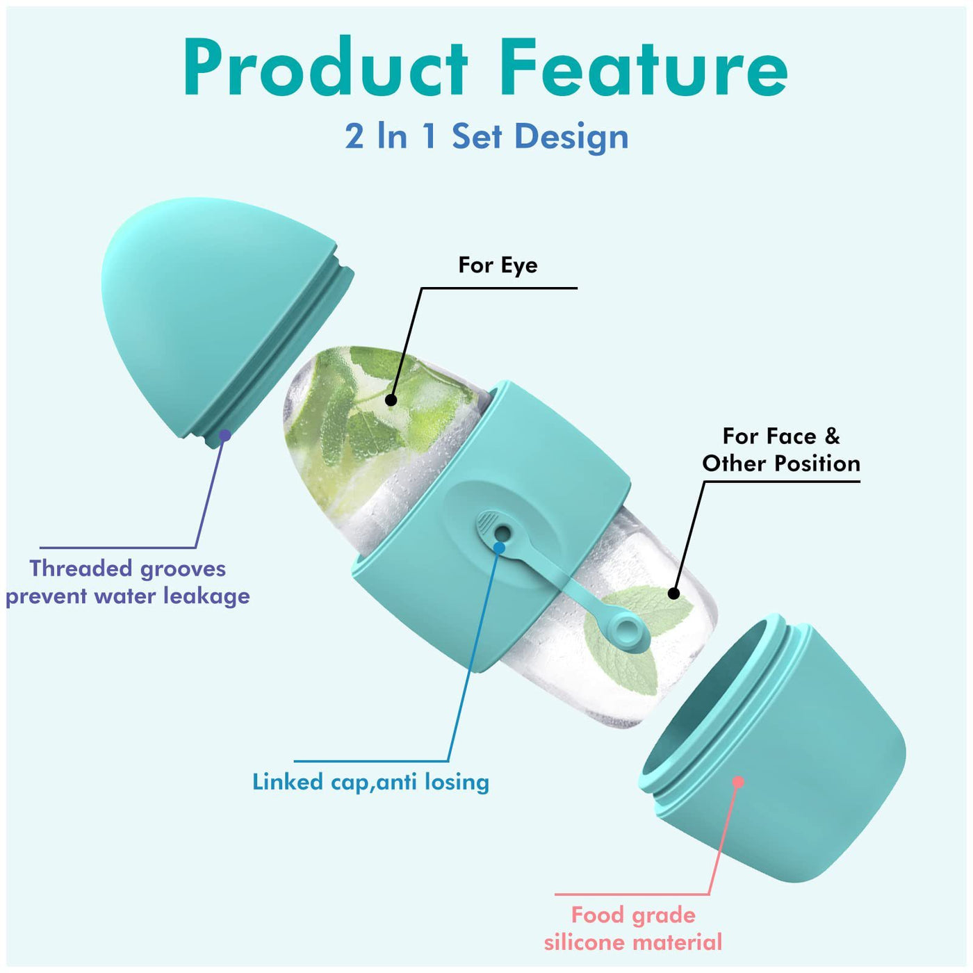 Silicone Ice Roller – Glow & Pore Refining Tool