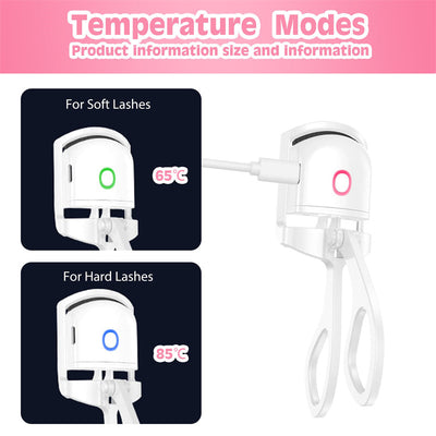 Portable Heated Lash Curler – Temperature Control