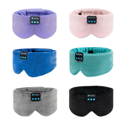 Soft Silk Sleep Mask with Bluetooth Music