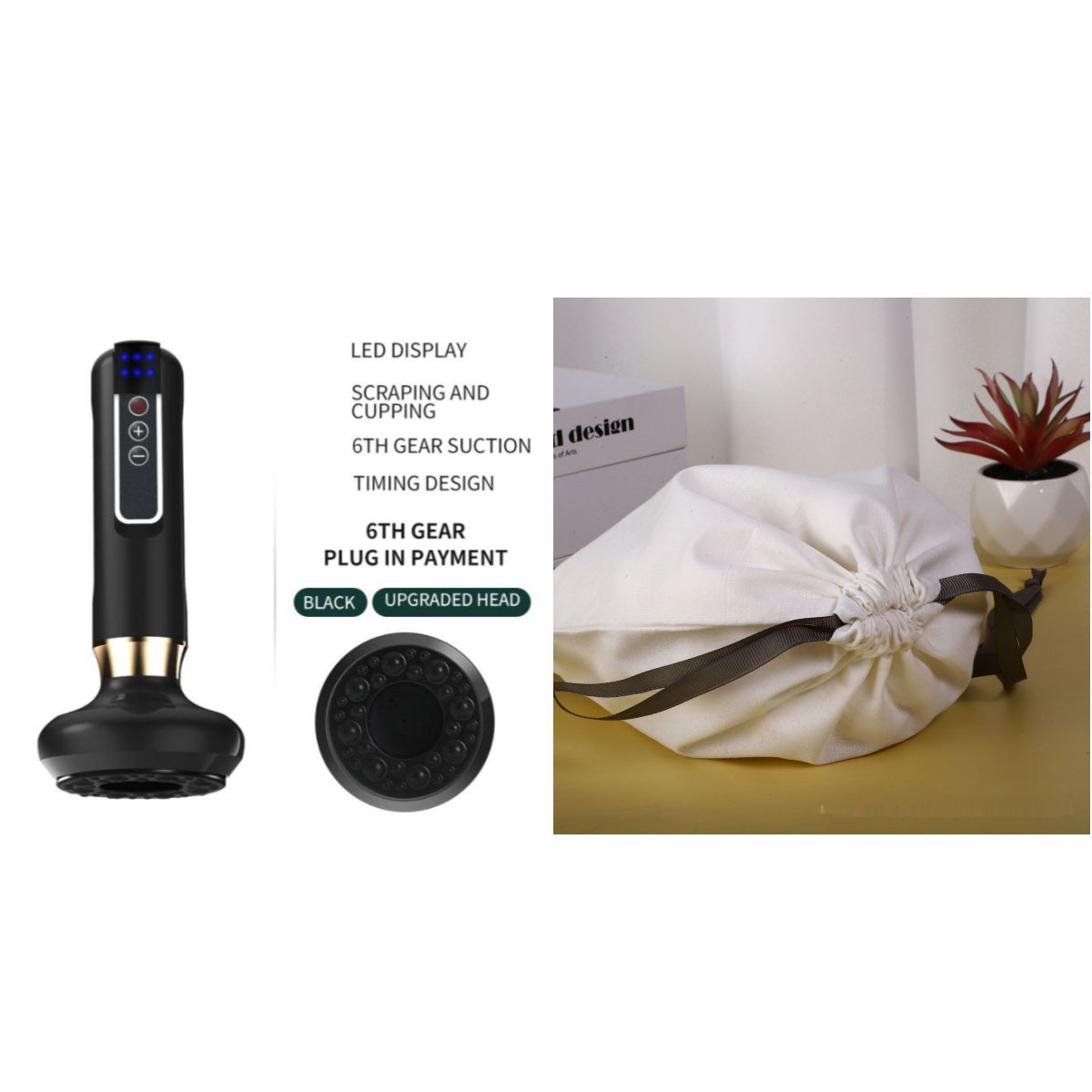 Electric Anti-Cellulite Cupping & Gua Sha Massager