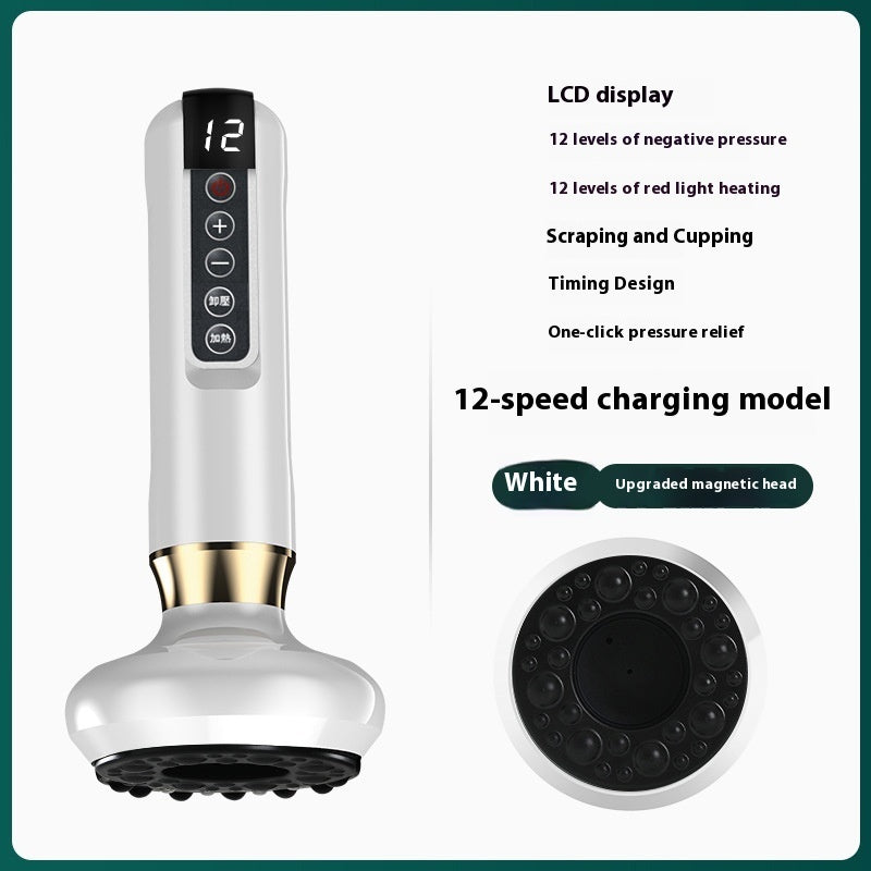 Smart Electric Scraping Massager – Heating & Suction Therapy