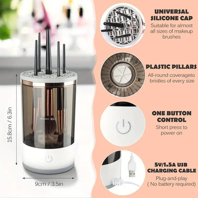 Portable Makeup Brush Washing Machine – Auto Cleaner