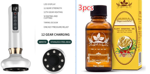 Electric Anti-Cellulite Cupping & Gua Sha Massager