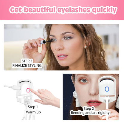 Portable Heated Lash Curler – Temperature Control
