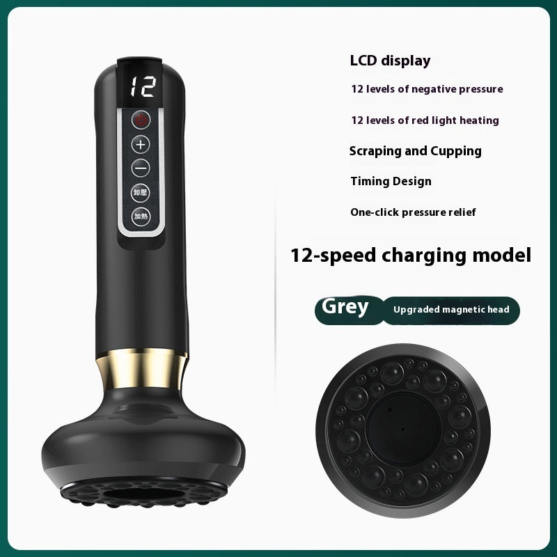 Smart Electric Scraping Massager – Heating & Suction Therapy