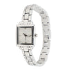 Women Stainless Steel Wristwatch Rhinestone Fashionable Rectangular Quartz Watch 30M Water Proof Lady Watch for Daily