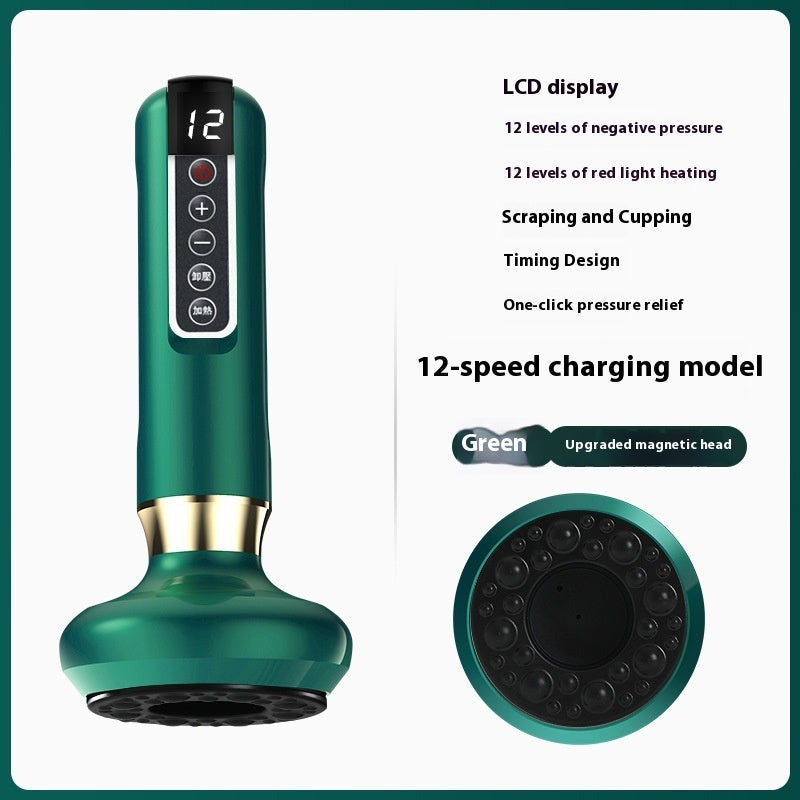 Smart Electric Scraping Massager – Heating & Suction Therapy