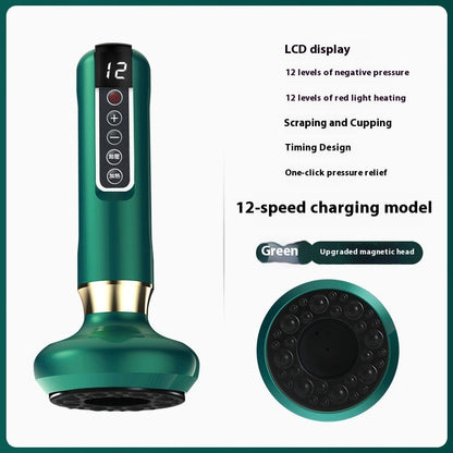 Smart Electric Scraping Massager – Heating & Suction Therapy