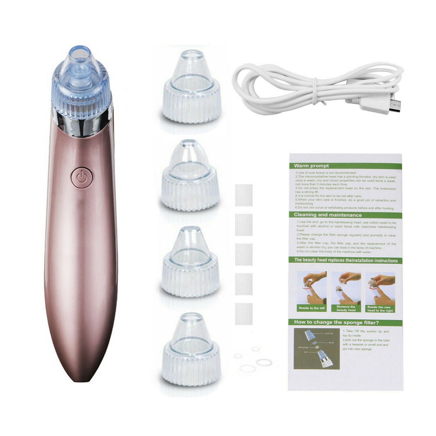Electric Pore Vacuum – Blackhead & Acne Remover