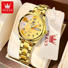5567 Luxury Quartz Watch for Women Elegant Stainless Steel Waterproof Watches Luminous Week Date Ladies Dress Wristwatches